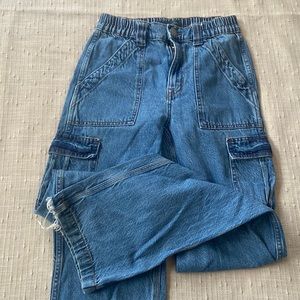 Aeropostale 90’s baggy cargo jeans, size xs